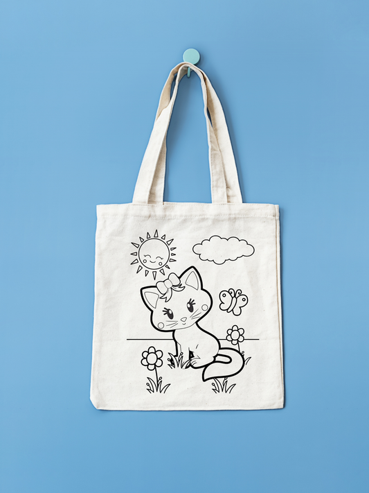 Tote Bag krem kanvas çanta %100 pamuk 35x40 cm tote bag