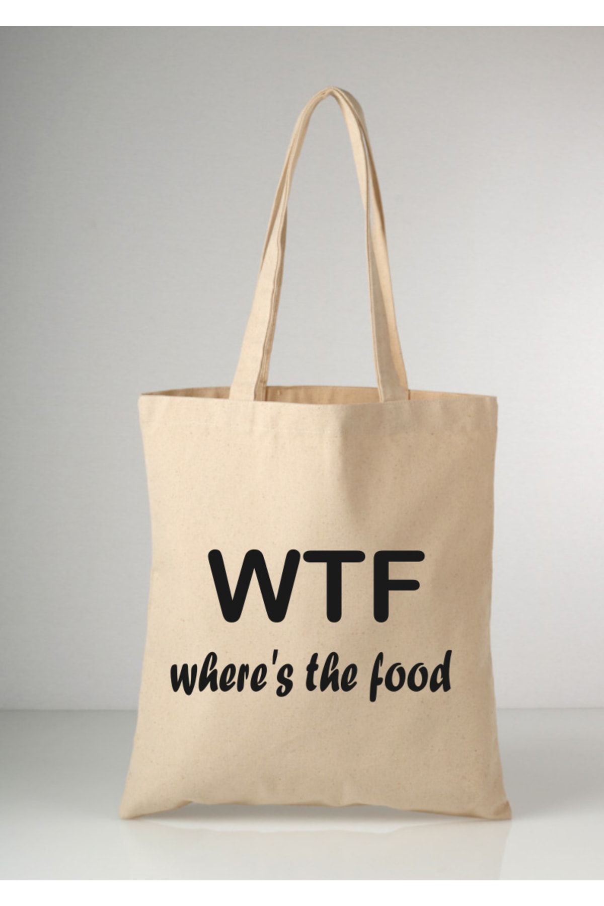 Wtf Where's The Food Tote Bag Bez Çanta