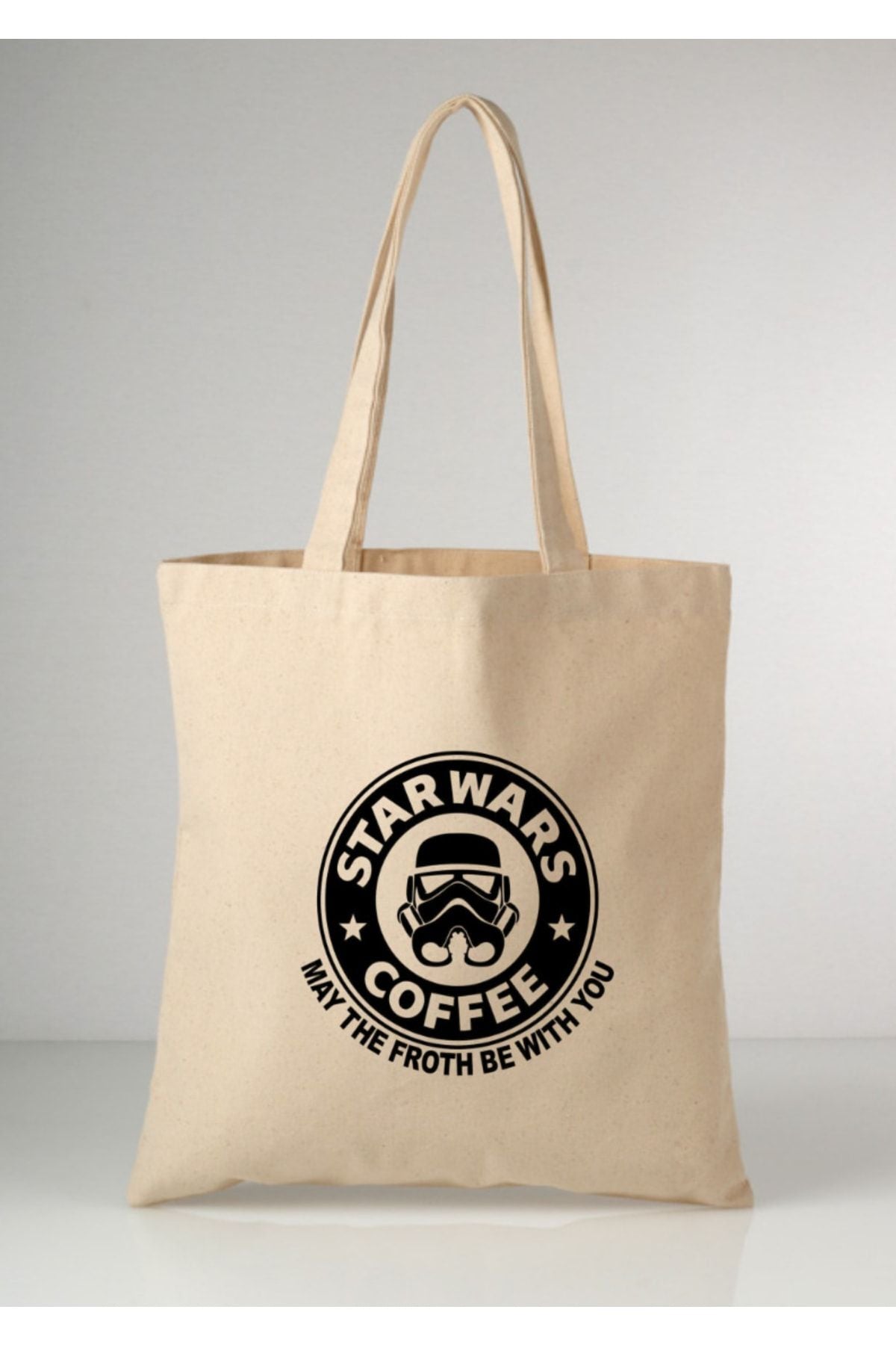 Starwars Coffee Tote Bag Bez Çanta