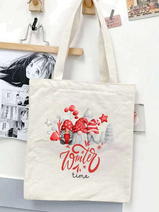 Mutlu Yıllar Ham Bez Çanta tasarımlı ham bez çanta minimalist pinterest modeli