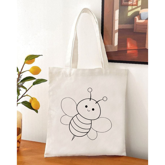 Tote Bag krem kanvas çanta %100 pamuk 35x40 cm tote bag