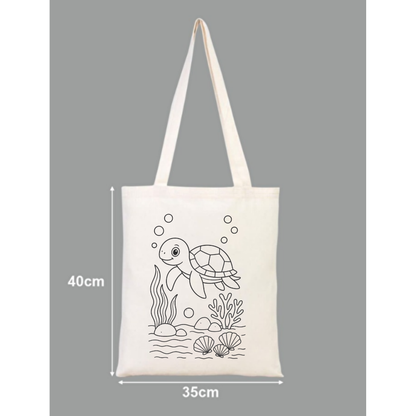 Tote Bag krem kanvas çanta %100 pamuk 35x40 cm tote bag