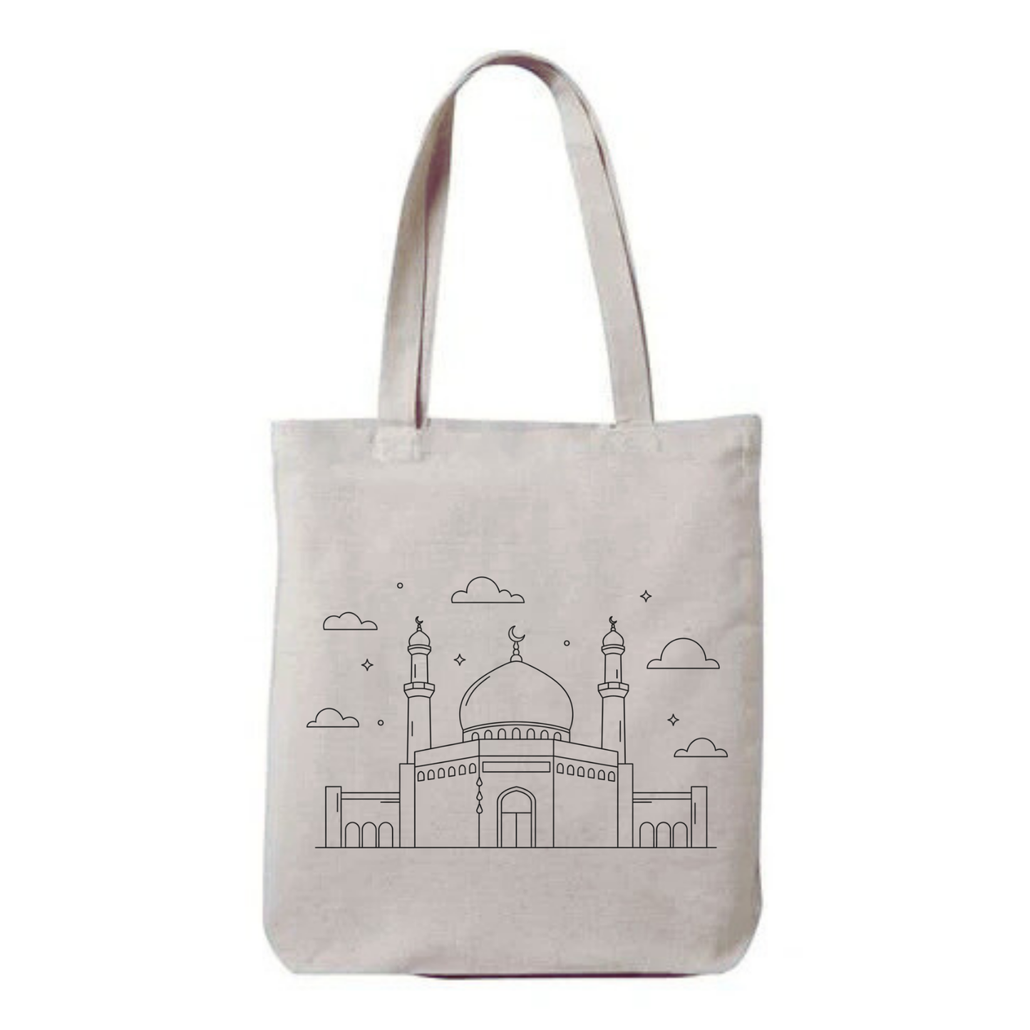 Tote Bag krem kanvas çanta %100 pamuk 35x40 cm tote bag