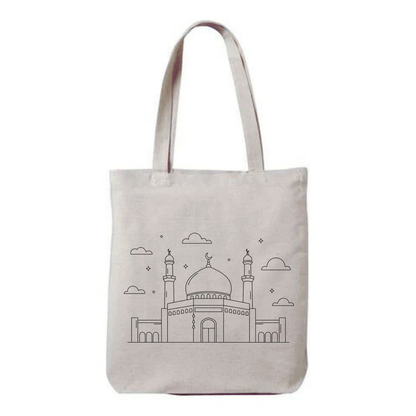 Tote Bag krem kanvas çanta %100 pamuk 35x40 cm tote bag