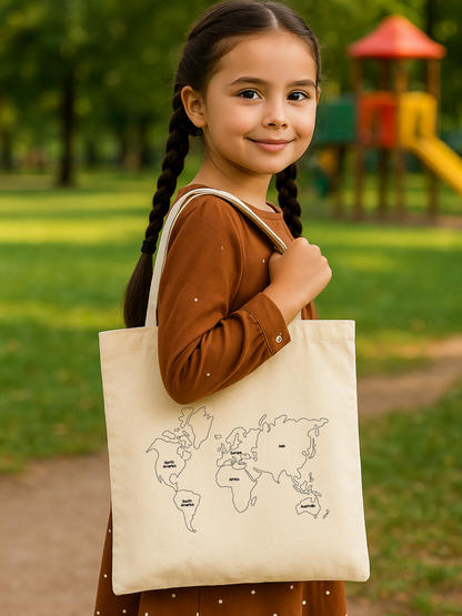 Tote Bag krem kanvas çanta %100 pamuk 35x40 cm tote bag