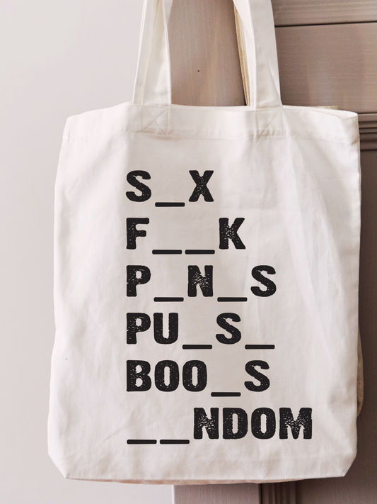 Motto Tasarım Krem Kanvas Çanta – 35x40 cm