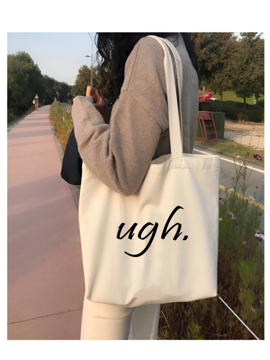 YK2 Ugh Pinterest tasarımlı %100 pamuk ham bez çanta. 35x40 cm dayanıklı, çevre dostu, günlük kullanım ve hediye için ideal tote bag modeli.