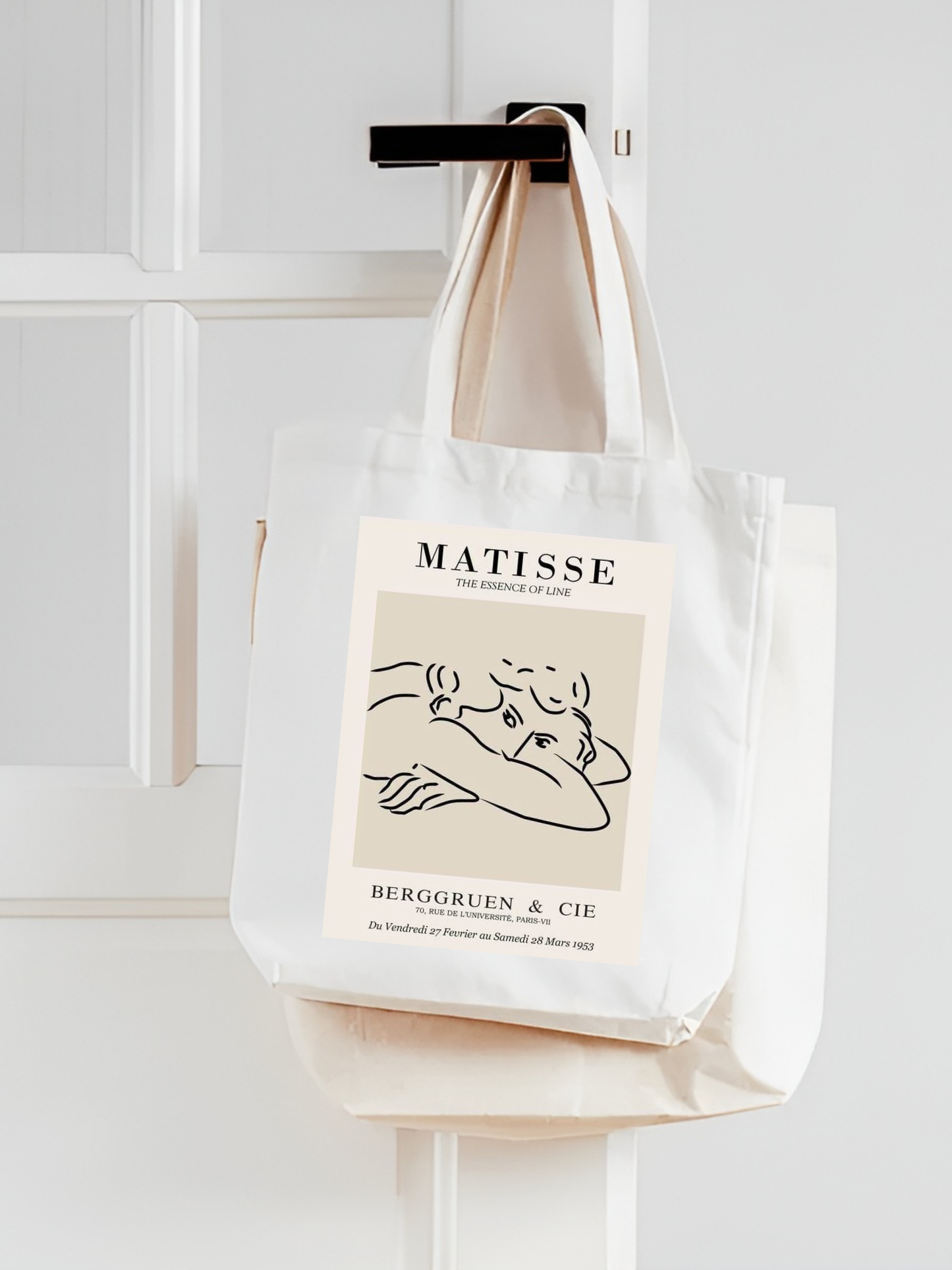 Matisse, The Essence of Line Kalın İç göstermez Tote Bag Bez Çanta