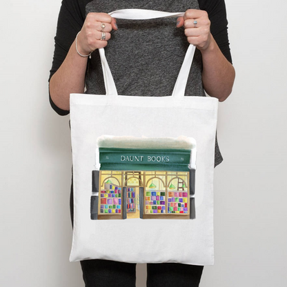 Daunt Books Kalın İç Göstermez Tote Bag Bez Çanta