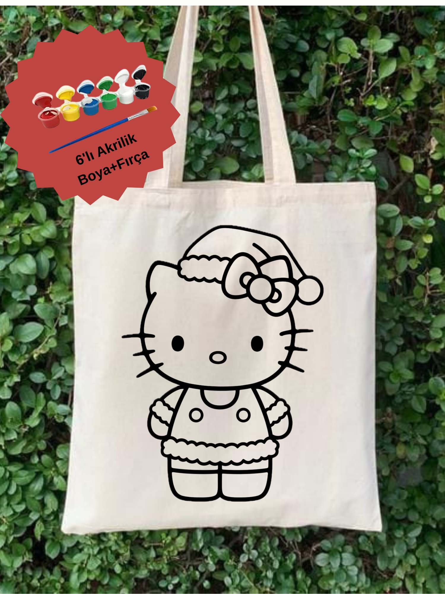 Hello Kitty Çocuk Boyama Çantası