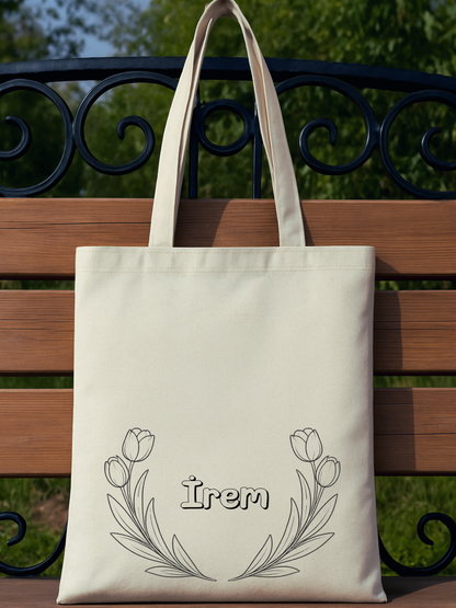 Papatya İsimli Bez Çanta