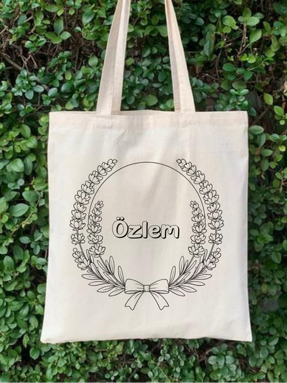 Lavanta İsme Özel Çanta