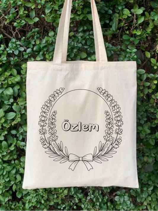 Lavanta İsme Özel Çanta