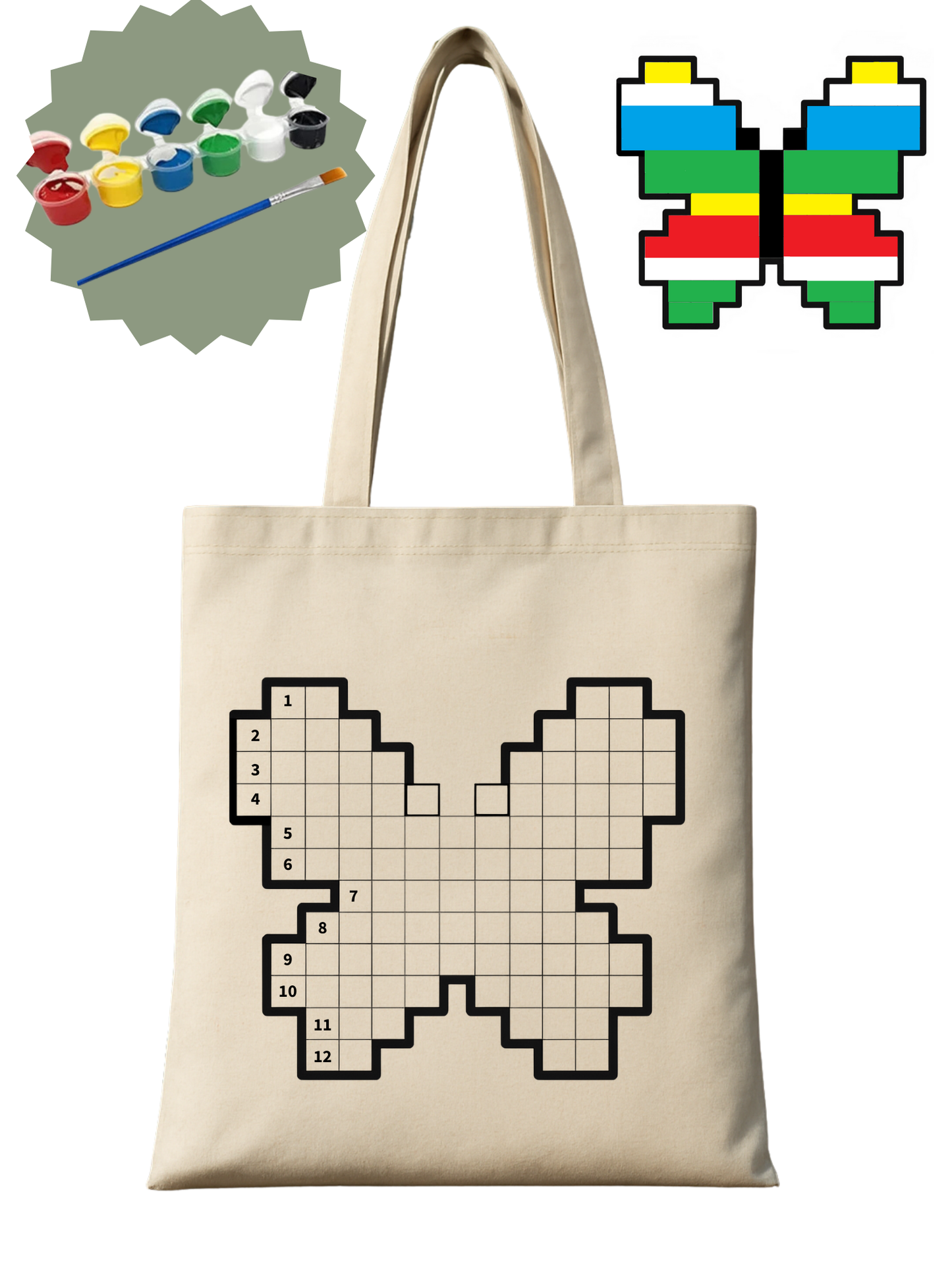 Tote Bag krem kanvas çanta %100 pamuk 35x40 cm tote bag
