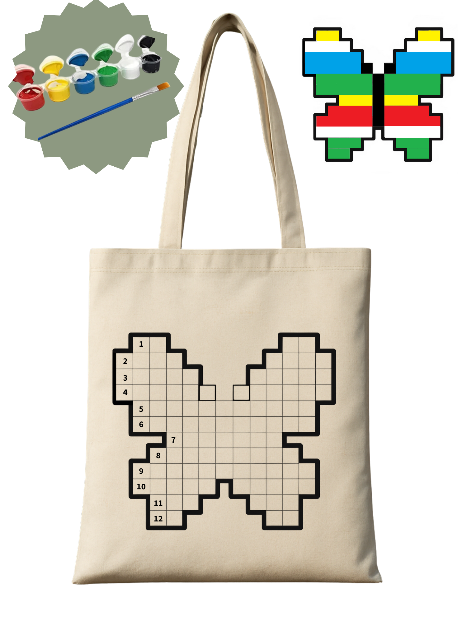 Tote Bag krem kanvas çanta %100 pamuk 35x40 cm tote bag