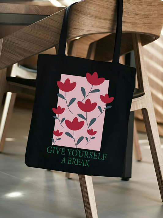 give yourself kanvas tote bag