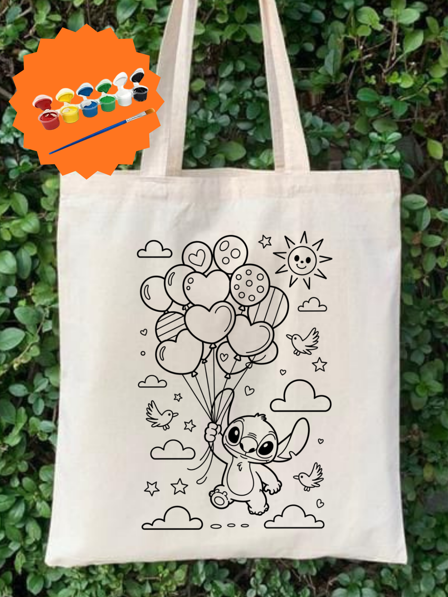 Stitch Tasarım Çanta Boyama Seti 