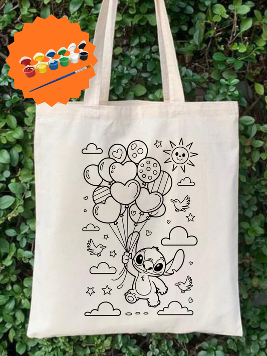 Stitch Tasarım Çanta Boyama Seti 